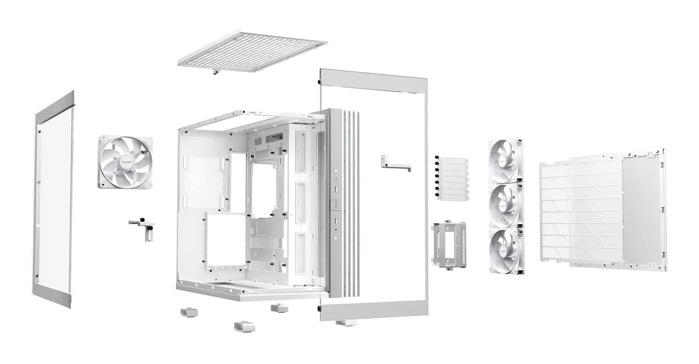 be quiet! LIGHT BASE 600 LX White Midi Tower Blanco 3