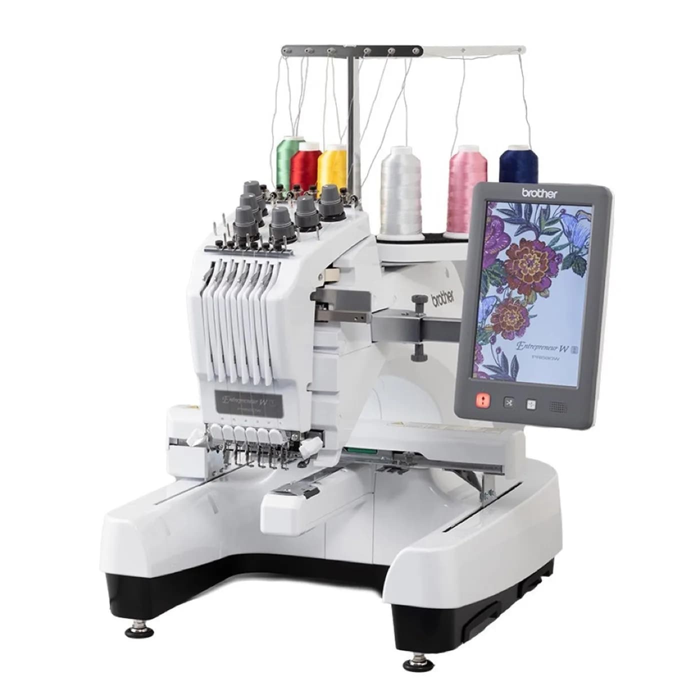 BROTHER MAQUINA BORDADORA PR680W, SEMI INDUSTRIAL DE 6 AGUJAS 257 DISE 2