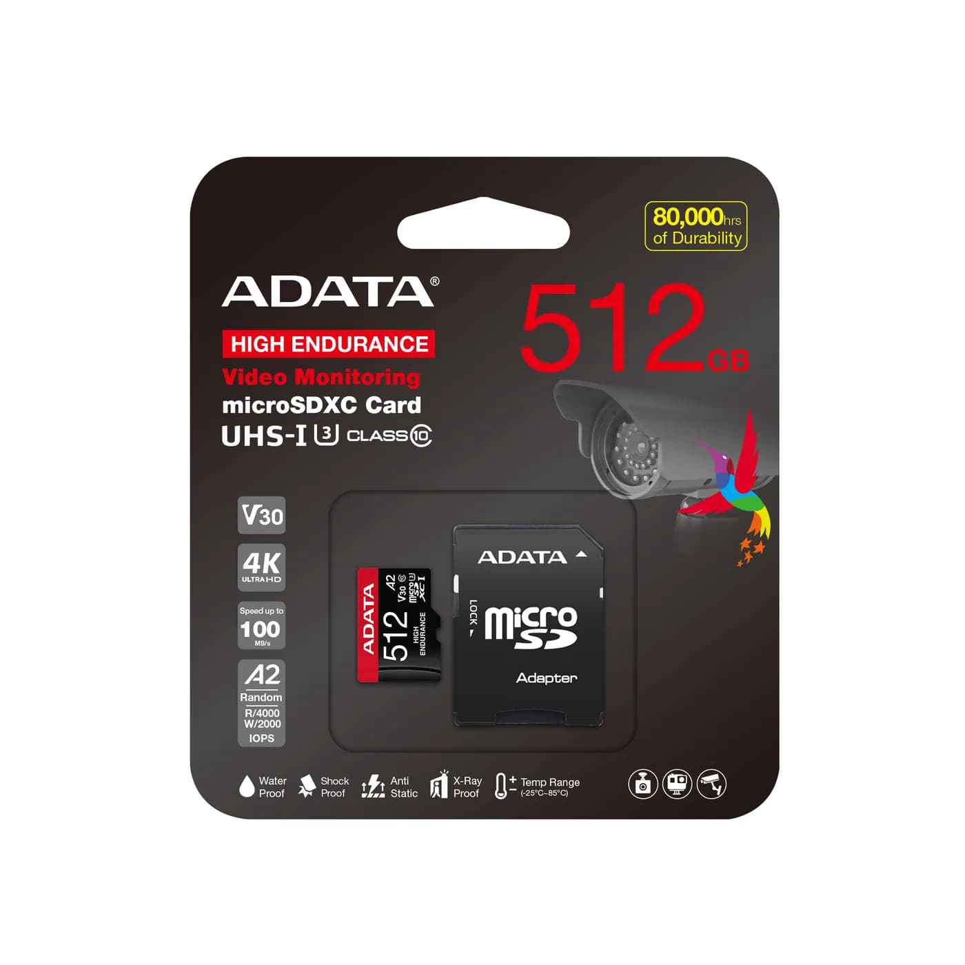 ADATA High Endurance 512 GB MicroSDXC UHS-I Clase 10 7