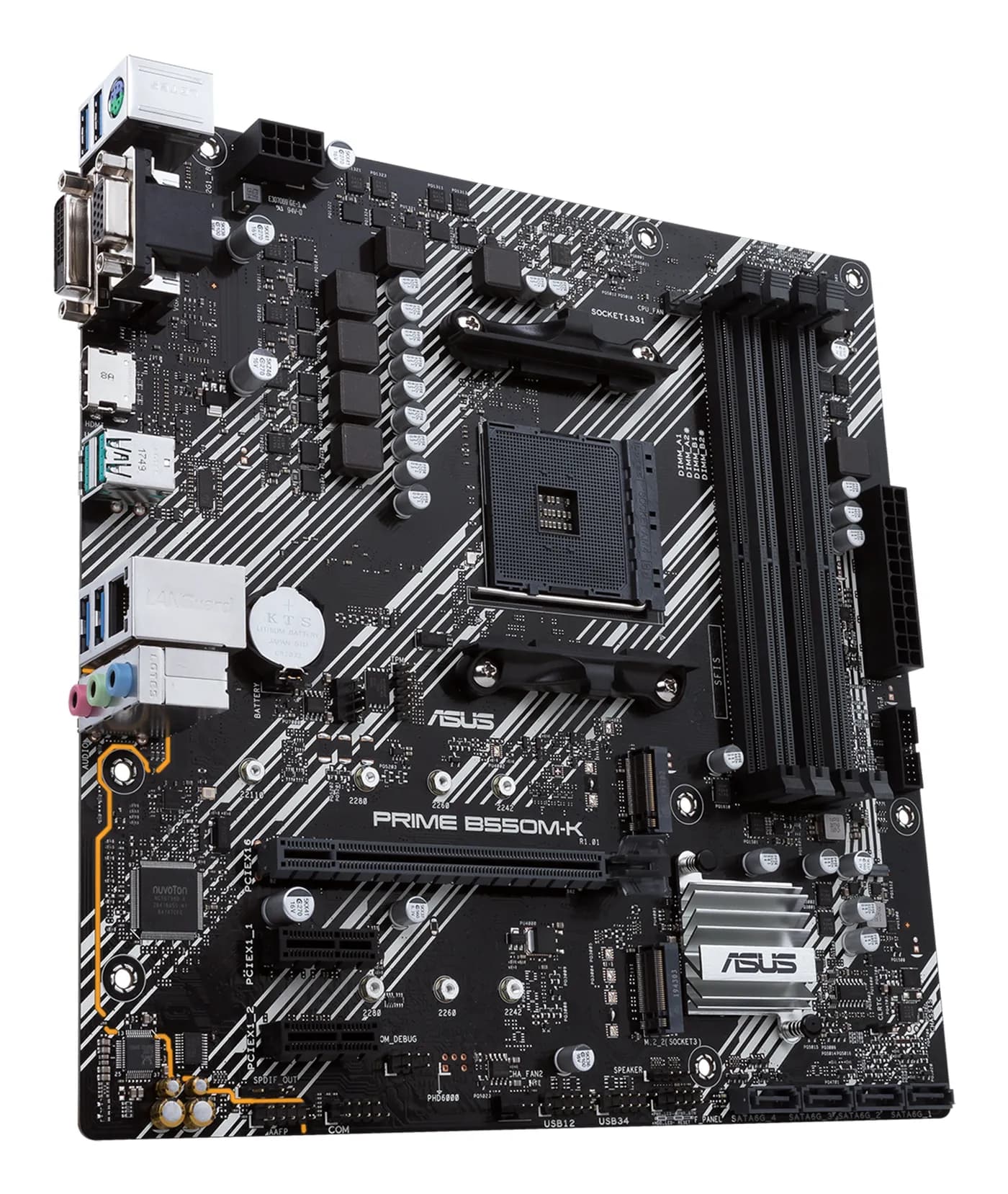 ASUS PRIME B550M-K AMD B550 Enchufe AM4 Micro ATX 3