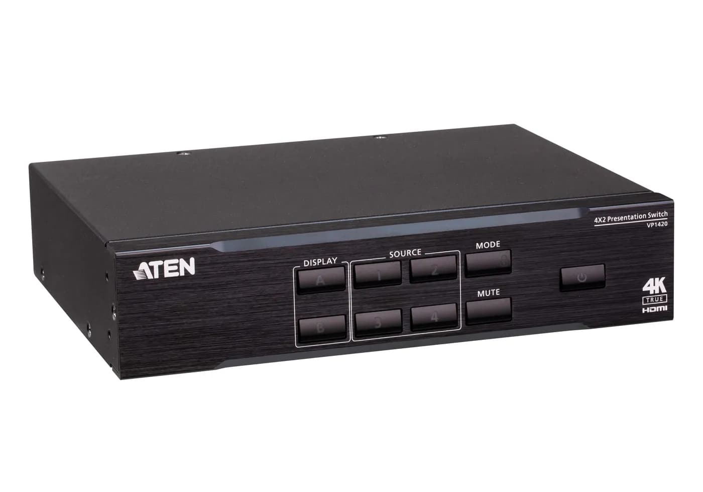 Matrix Switch de Presentación 4x2 / True 4K / Escalador Integrado / HD 4