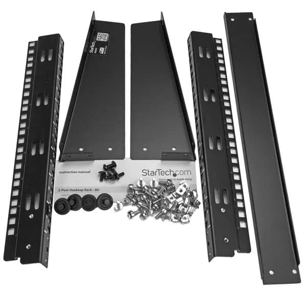 StarTech.com Rack de Escritorio de 8U de 2 Columnas - Gabinete Rack de 7