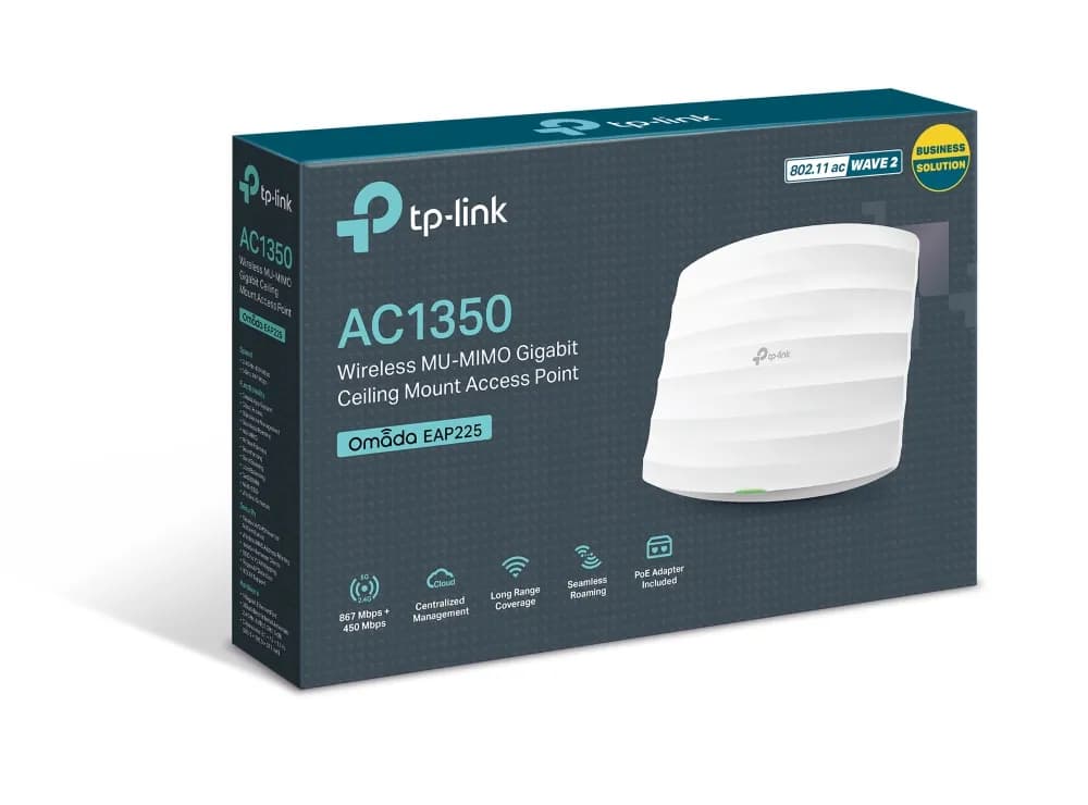 ACCESS POINT MONTAJE EN TECHO TP-LINK EAP225 GIGABIT MU-MIMO INALAMBRI 5