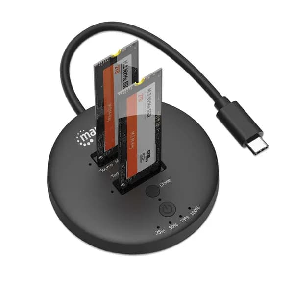 Manhattan Estación de acoplamiento y clonación de SSD M.2 NVMe. Base p 9
