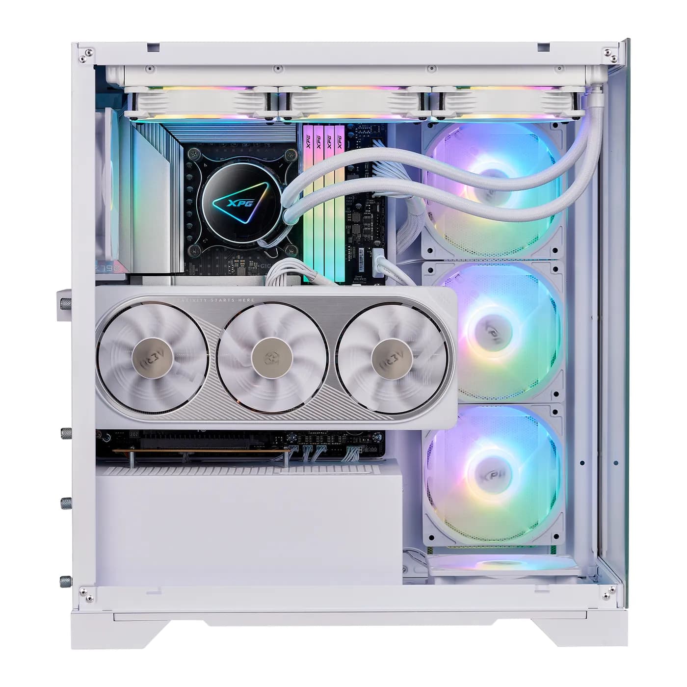 XPG INVADER X Midi Tower Blanco 2