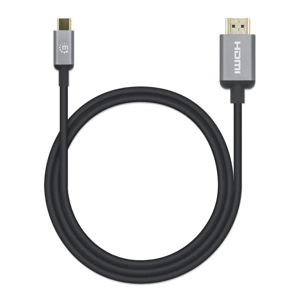 Manhattan Cable adaptador de USB-C a HDMI de 4K@60Hz 5