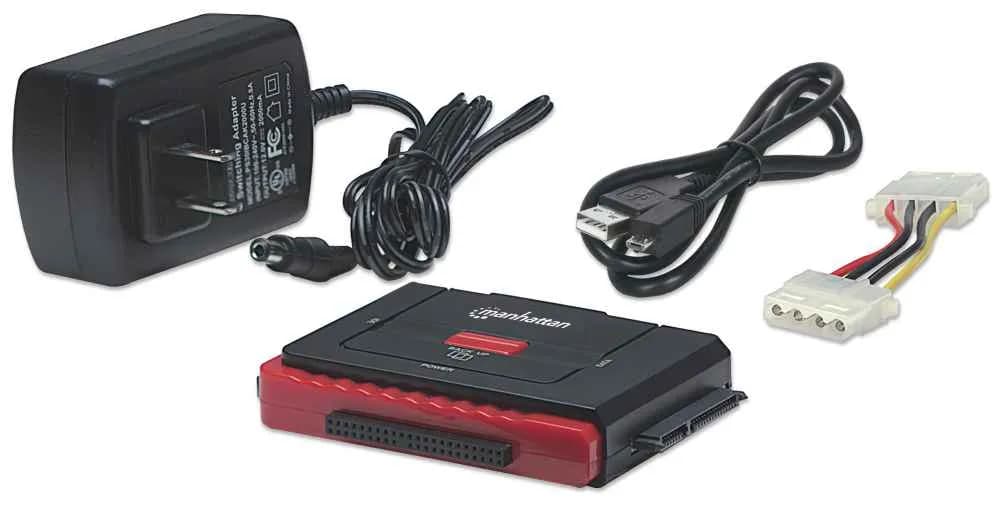 Manhattan Adaptador USB de Alta Velocidad 2.0 a SATA/ IDE 2