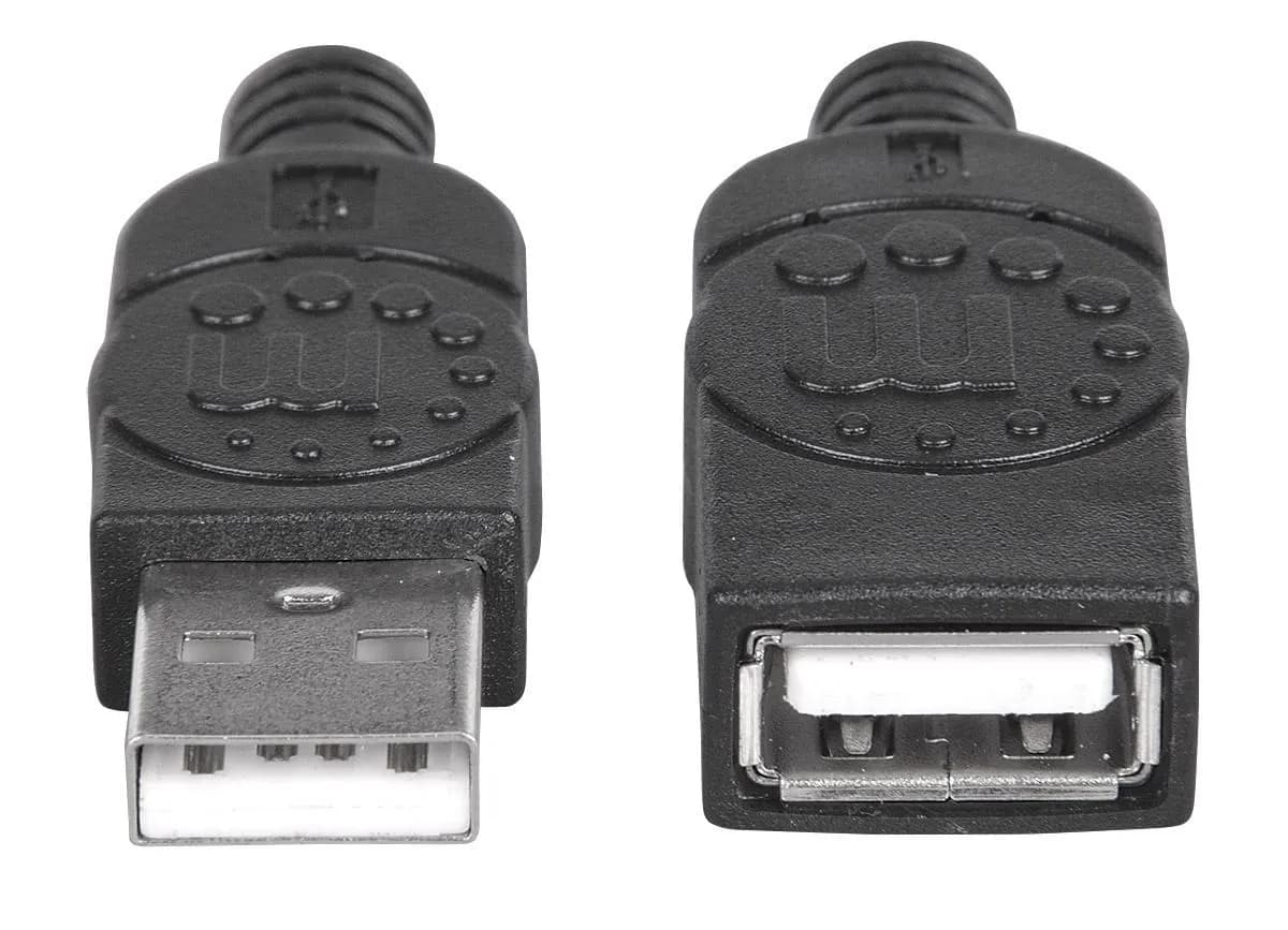 Manhattan 308519 cable USB USB 2.0 1 m USB A 0.48 Gbit/s Negro 3