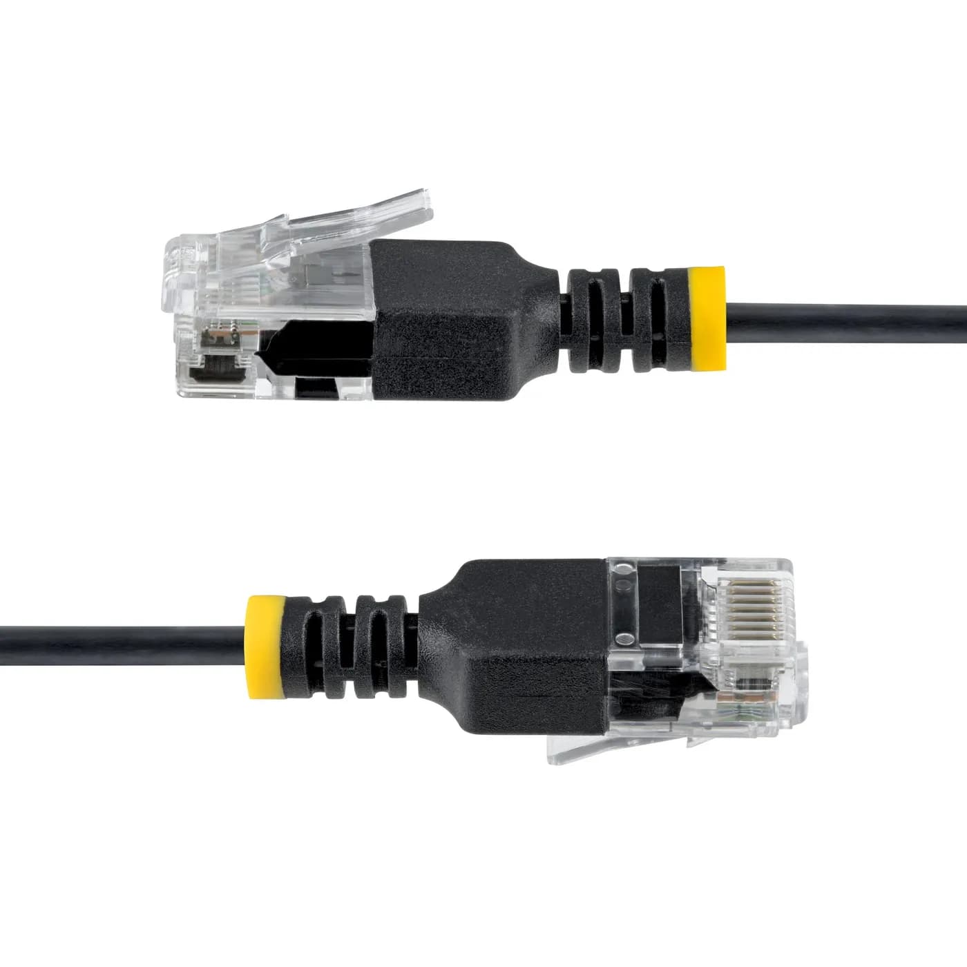 StarTech.com Cable Ethernet CAT6a Ultra Delgado de 15cm Negro - Cable  3