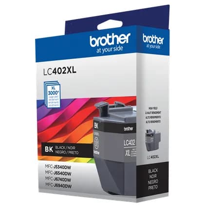 Brother LC402XLBKS cartucho de tinta 1 pieza(s) Original Alto rendimie 5