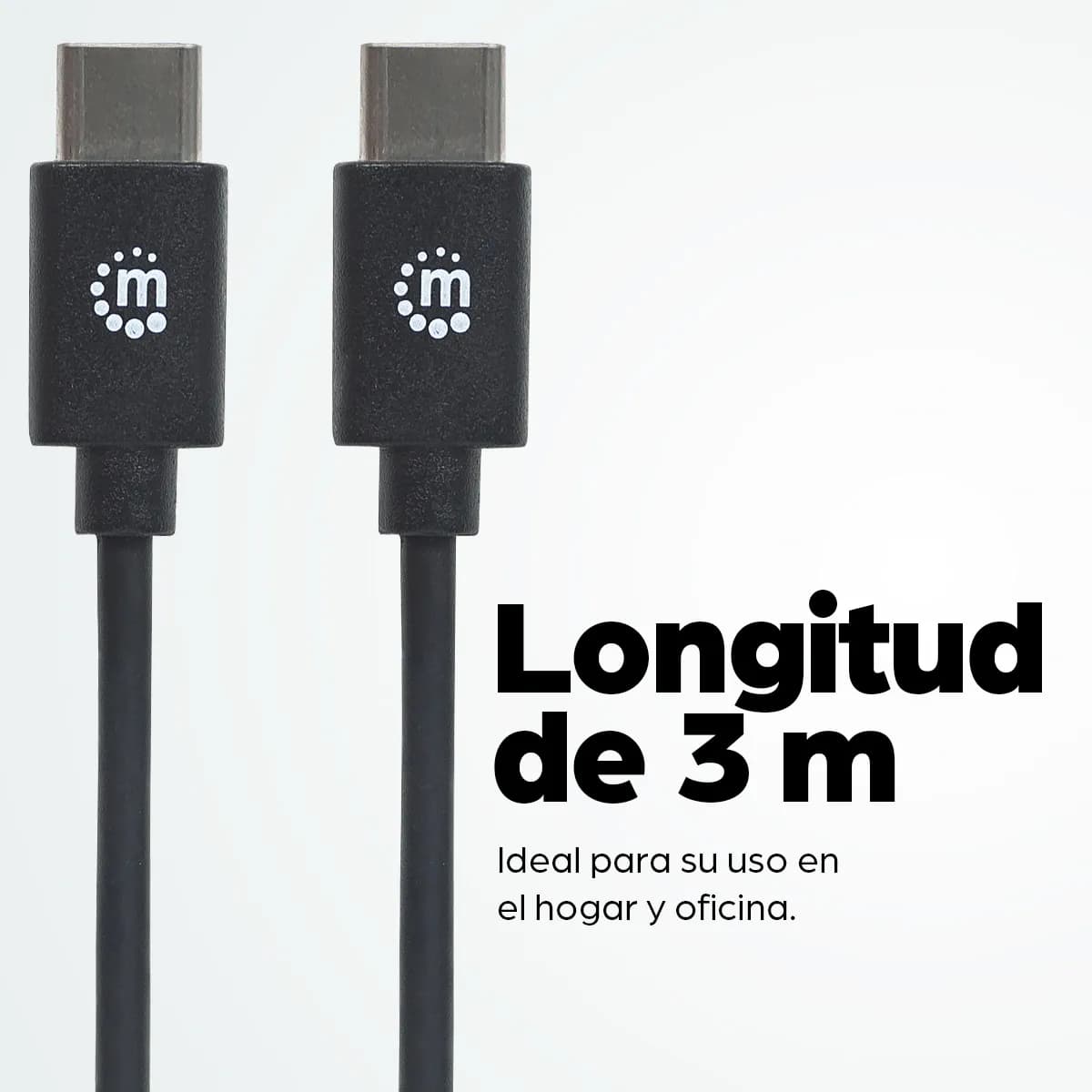 Manhattan Cable para Dispositivos USB C de Alta Velocidad 8