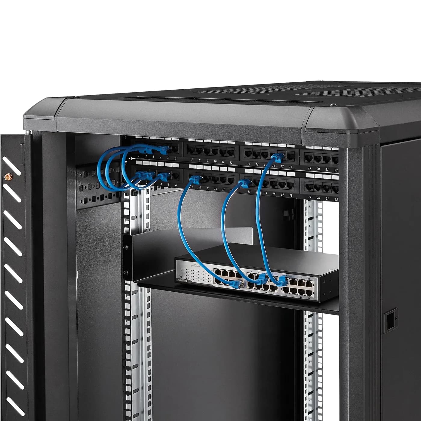StarTech.com Estante 2U Bandeja Estándar para Gabinete Rack Universal  3