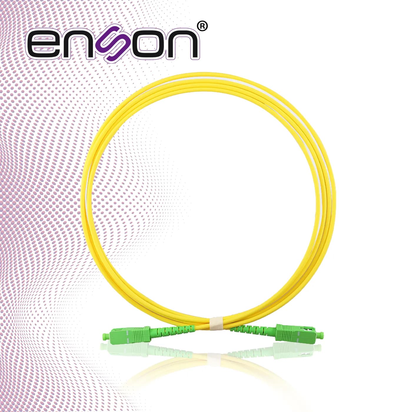 JUMPER DE FIBRA OPTICA ENSON ENS-JUMPSCS FORRO PVC COLOR AMARILLO FLAM 4