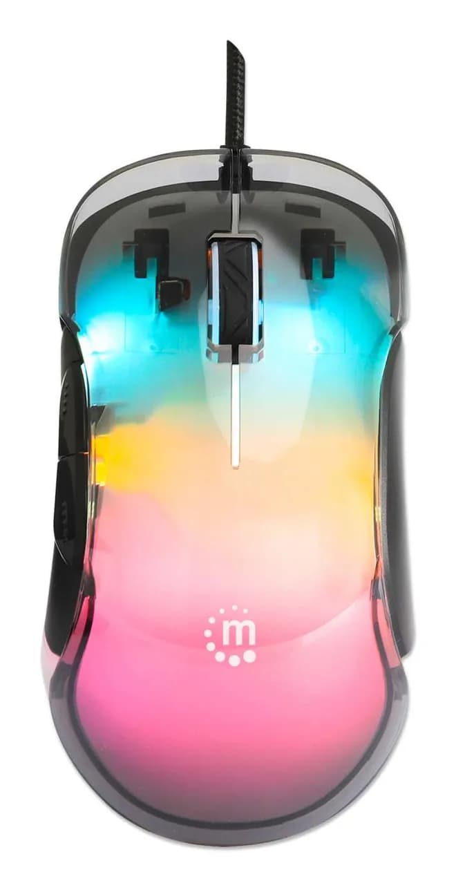 Manhattan 190381 ratón Universal Ambidiestro USB tipo A Óptico 12800 D 5