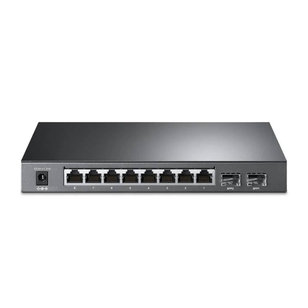 Switch PoE Administrable / 8 Puertos Gigabit PoE+ / 2 Puertos SFP / 61 3