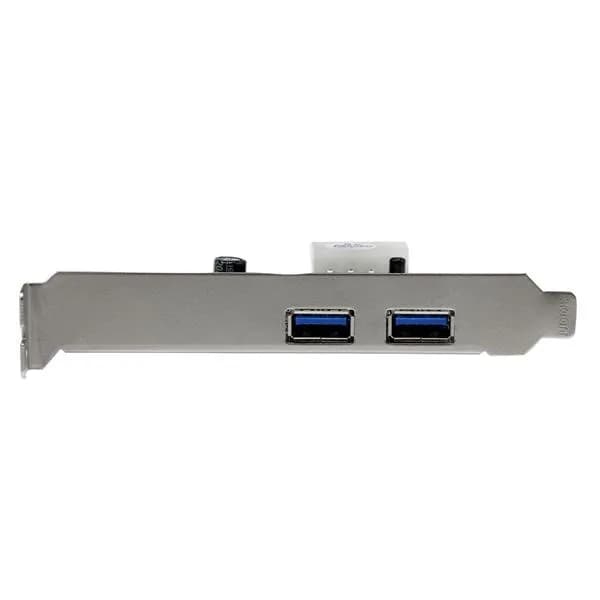 StarTech.com Adaptador Tarjeta Controladora PCI Express PCI-E 2 Puerto 3