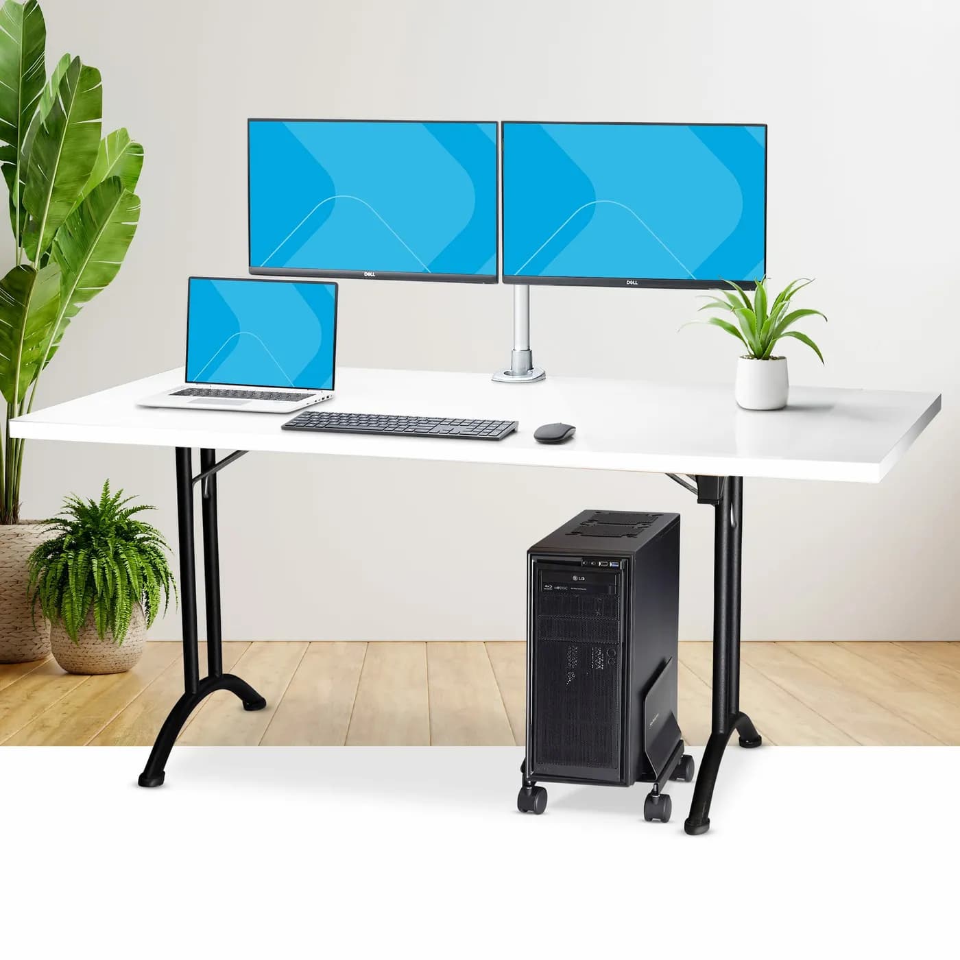 StarTech.com Carrito para Gabinete Torre de Computadora - Carrito con  9