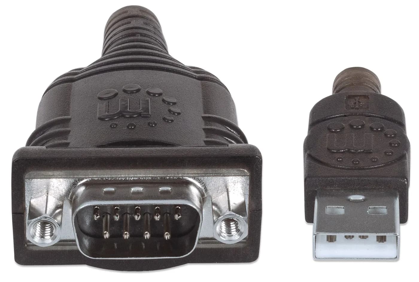 Manhattan 151856 cable serial Plata 0.45 m USB A Serial/COM/RS232/DB9 3