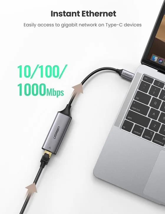 Ugreen 50737 tarjeta de red Ethernet 1000 Mbit/s 2