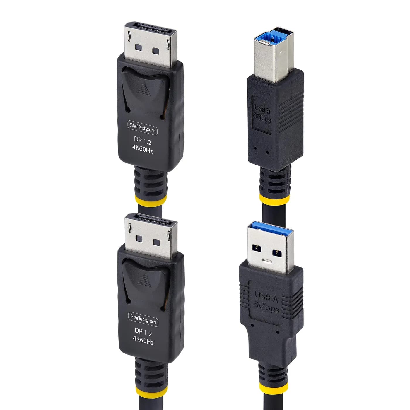 StarTech.com Cable KVM DisplayPort y USB 3.0 5Gbps de 1.8m - 4K 60Hz - 2