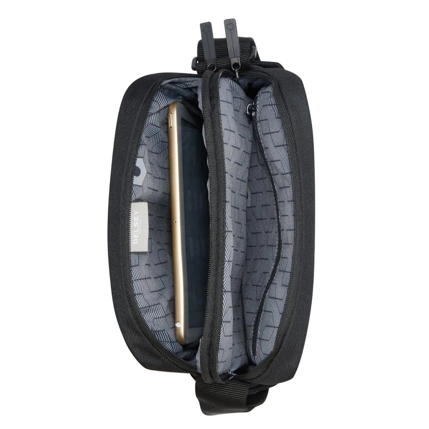 DELSEY MINI BAG PICPUS NEGRA 1300 VERTICAL 3