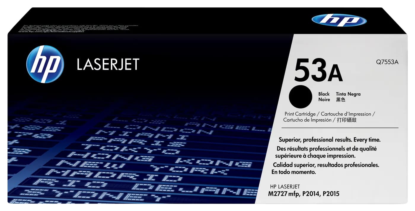 HP Cartucho original de tóner negro 53A LaserJet 11