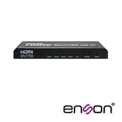 DISTRIBUIDOR HDMI ENSON ENS-HDMI14 CON UNA ENTRADA Y CUATRO SALIDAS HD 2
