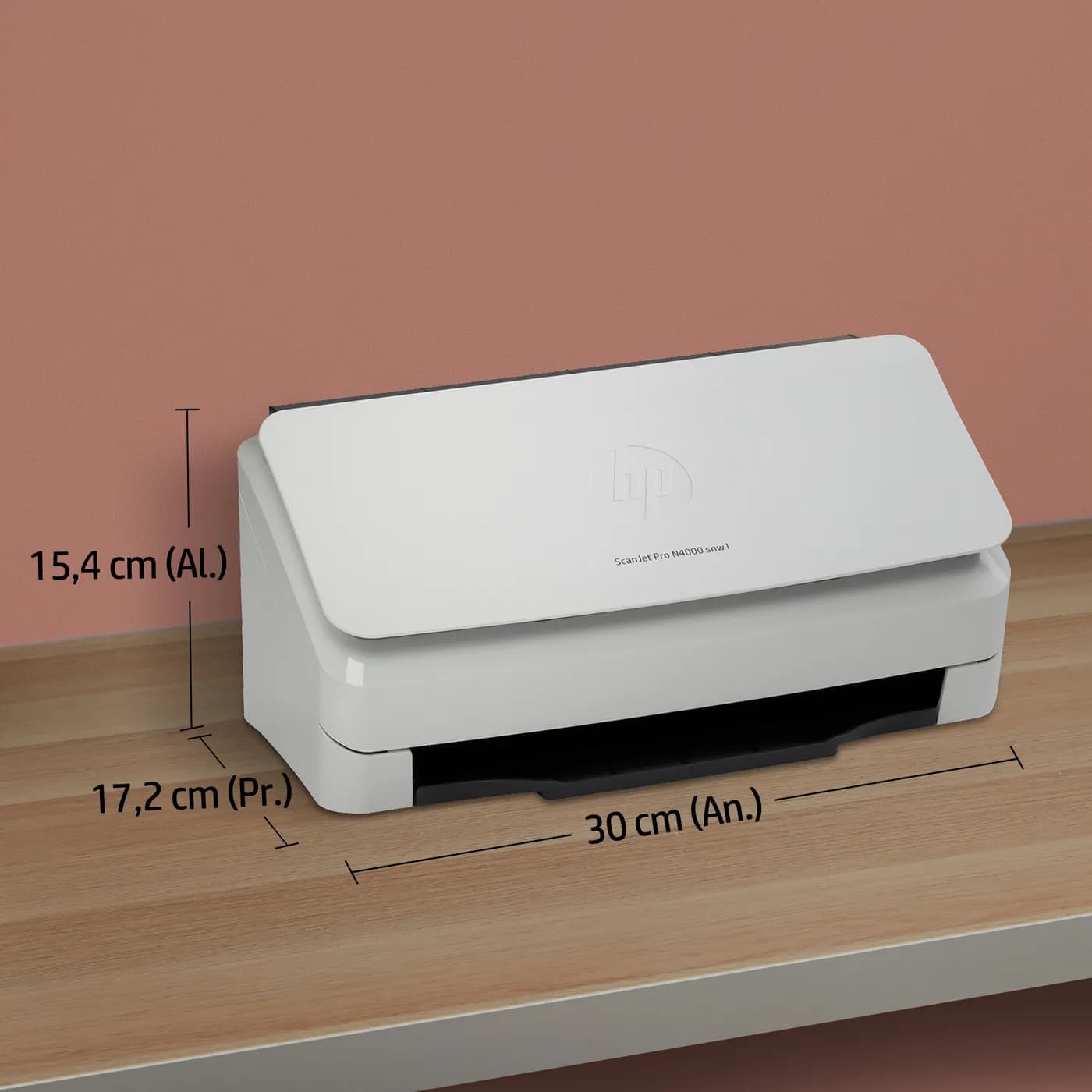 HP ScanJet Pro N4000 snw1 Escáner alimentado con hojas 600 x 600 DPI A 5