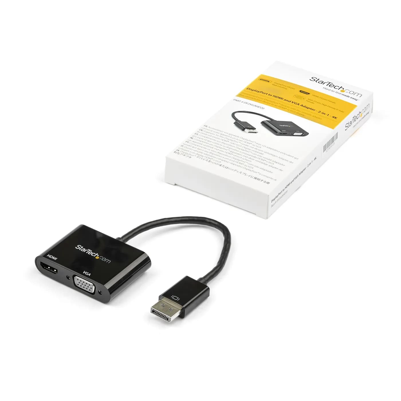 StarTech.com Adaptador DisplayPort a HDMI VGA - Dongle Convertidor Dis 5