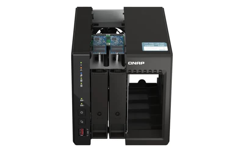 QNAP TS-253E NAS Tower Intel® Celeron® J6412 8 GB 0 TB QNAP QTS Negro 3
