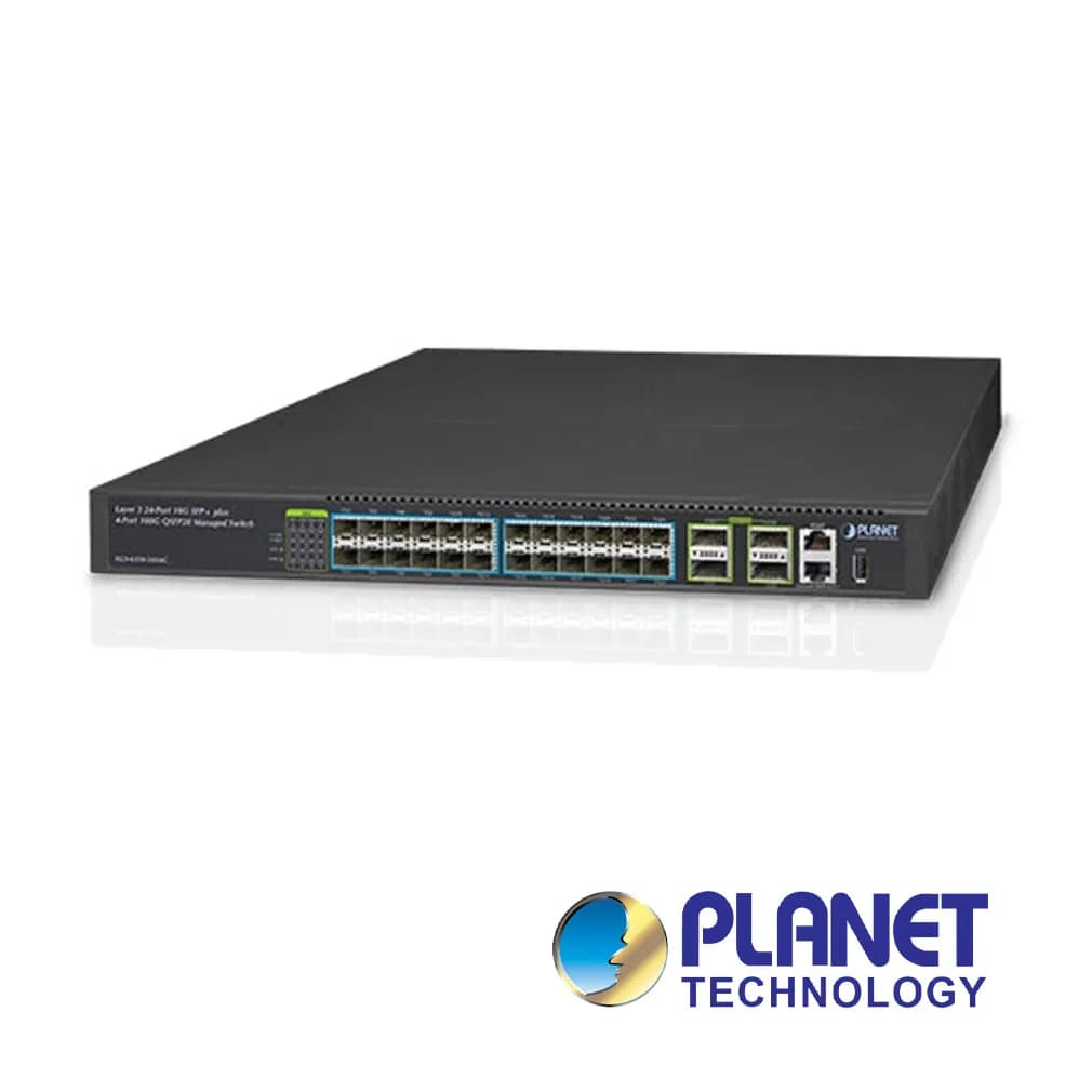 SWITCH PLANET GIGABIT ETHERNET XGS-6350-24X4C, 24 PUERTOS 10G SFP+, 4  2