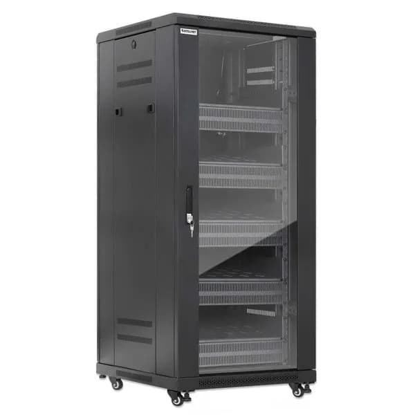 Intellinet Gabinete 19" Pro Line con extractores de aire, 27U, Frente  2