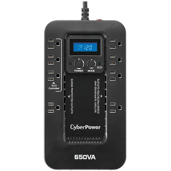 CyberPower EC650LCD sistema de alimentación ininterrumpida (UPS) En es 2