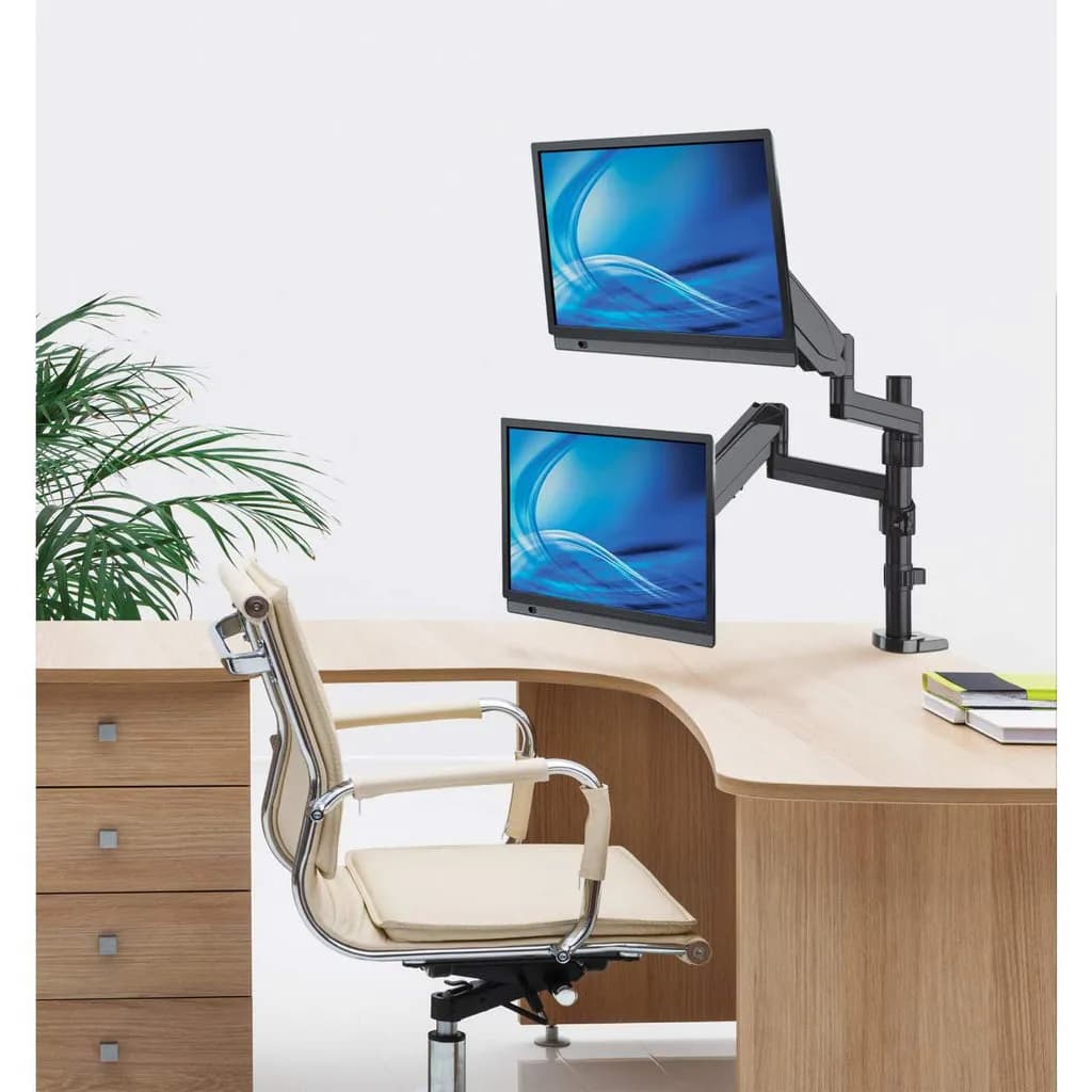 Manhattan Soporte universal para dos monitores, con pistón a gas 6