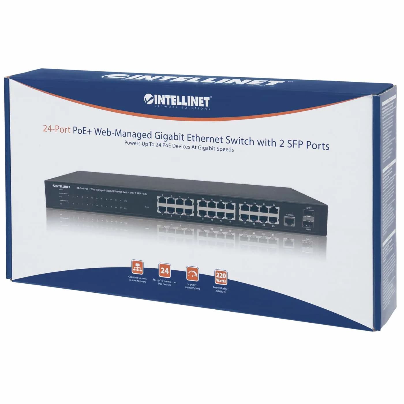 Intellinet Switch Administrable por Web Gigabit Ethernet de 24 puertos 2