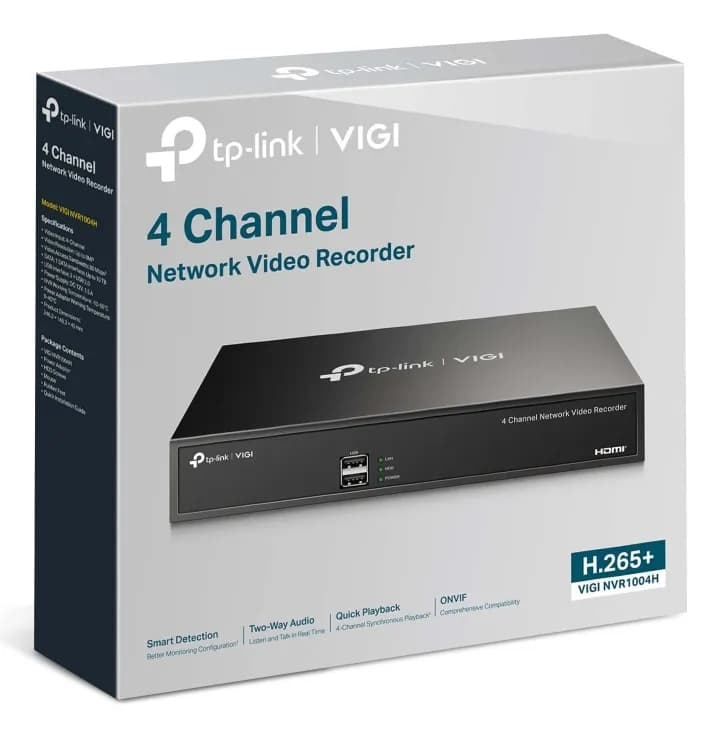 TP-Link VIGI NVR1004H Negro 4