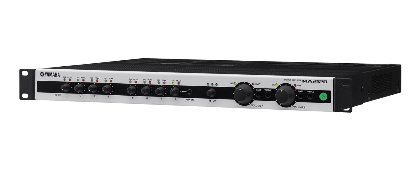 Mezclador Amplificador / 2 zonas / 120W a 70/100V / 100W a 8Ω / DSP In 3