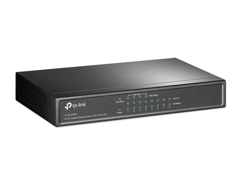 TP-Link TL-SG1008P Gestionado Gigabit Ethernet (10/100/1000) Energía s 2