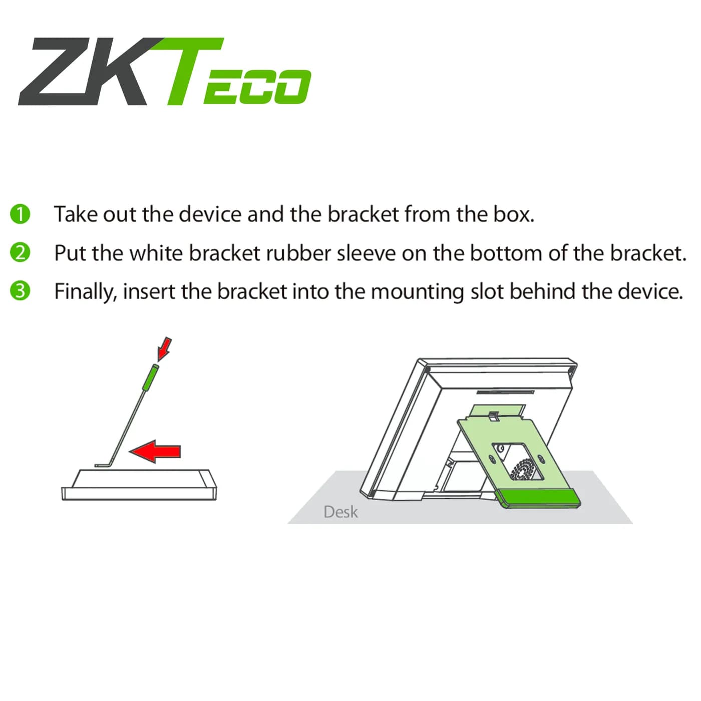 CC081ZKT02 MONITOR IP ZKTECO VT07-B01 / COMUNICA UNICAMENTE  CON SERIE 3