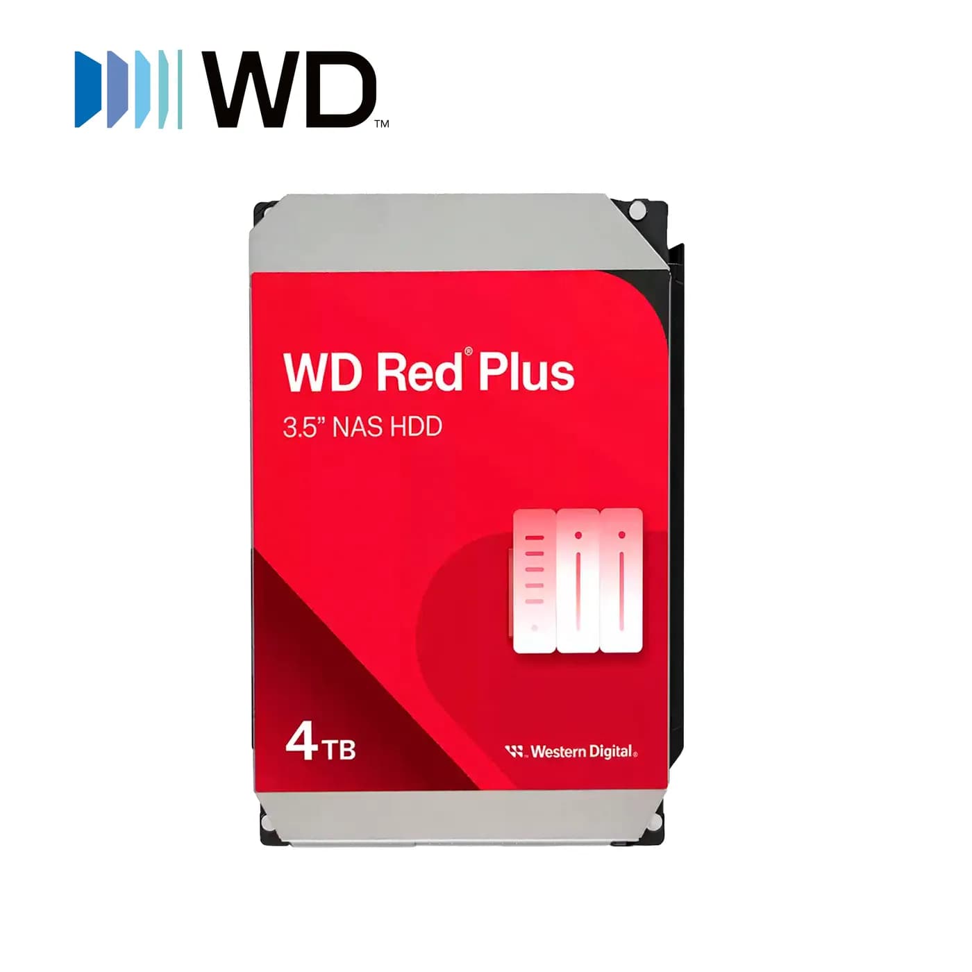 DD DISCO DURO 4TB SATA WD RED PLUS WD40EFZZ / 24/7 ESPECIAL PARA NAS / 2