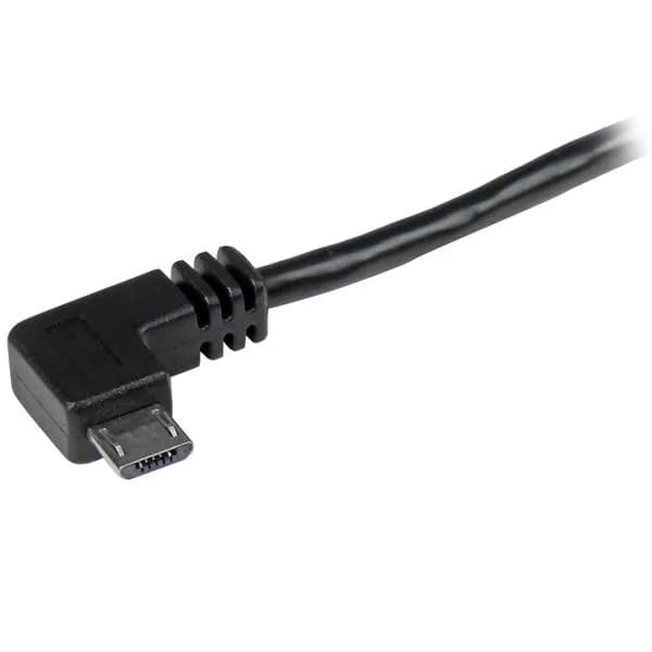 StarTech.com Cable de 2m Micro USB con conector acodado a la derecha 2