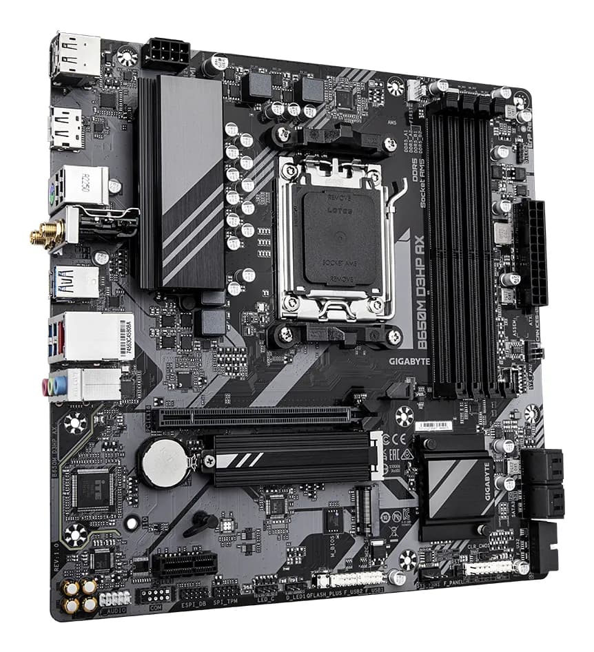 GIGABYTE B650M D3HP AX placa base AMD B650 Enchufe AM5 Micro ATX 3