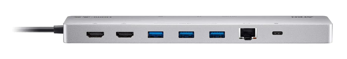 Dock Multipuerto USB-C / 11 en 1 / 8K@120Hz Single o Dual 4K@60Hz / PD 2