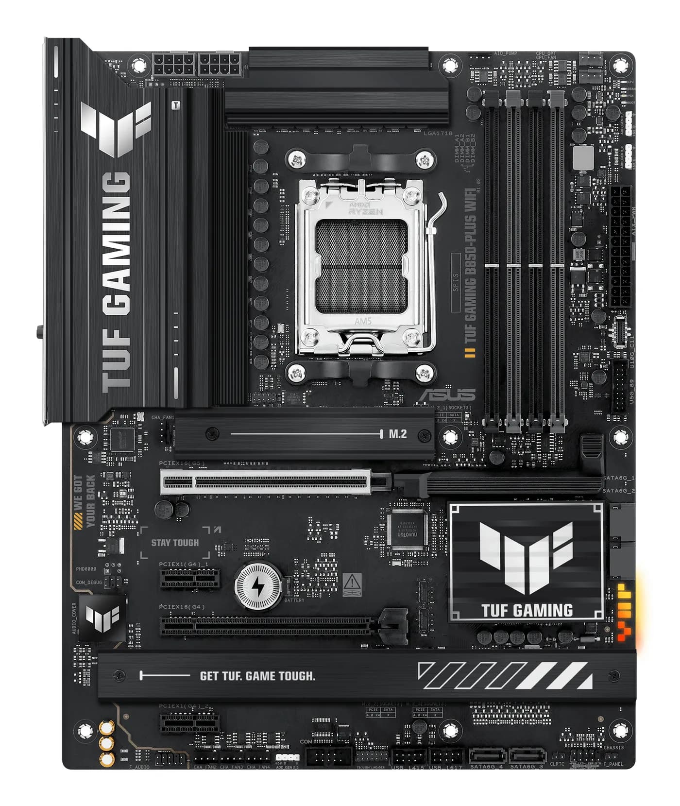 ASUS TUF GAMING B850-PLUS WIFI AMD B850 Enchufe AM5 ATX 4