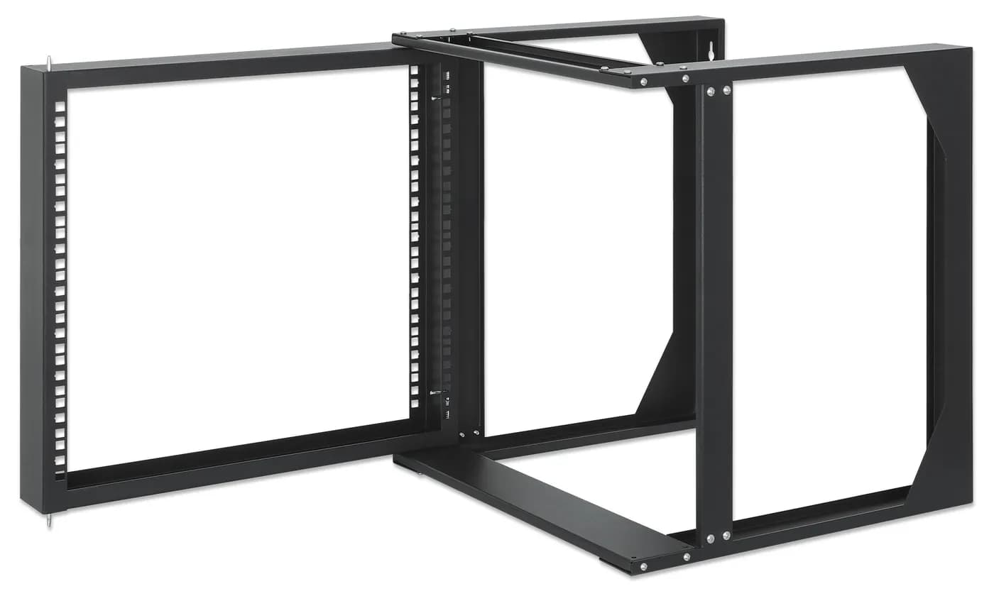 Intellinet Rack abierto de 19" para montaje en pared, 2 postes, 9U 6