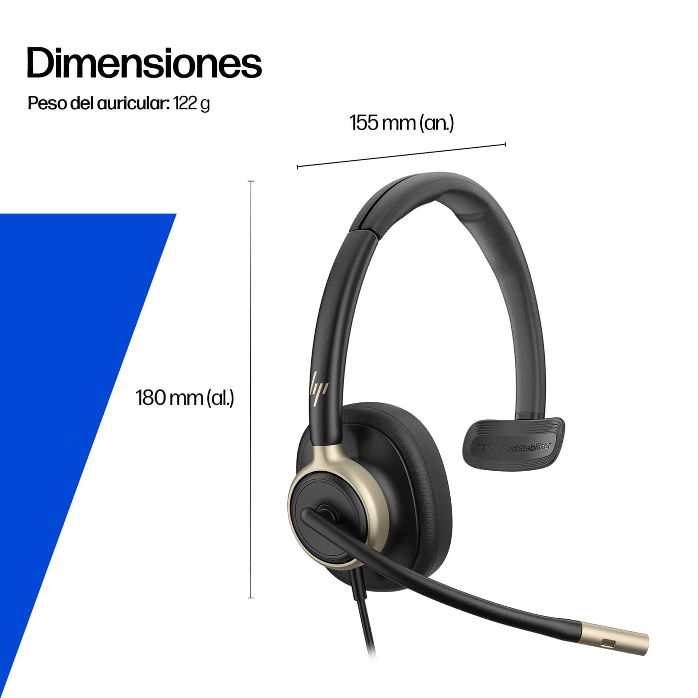 HP Poly Poly Mission 815 Monaural USB Wired H Auriculares Alámbrico Di 7