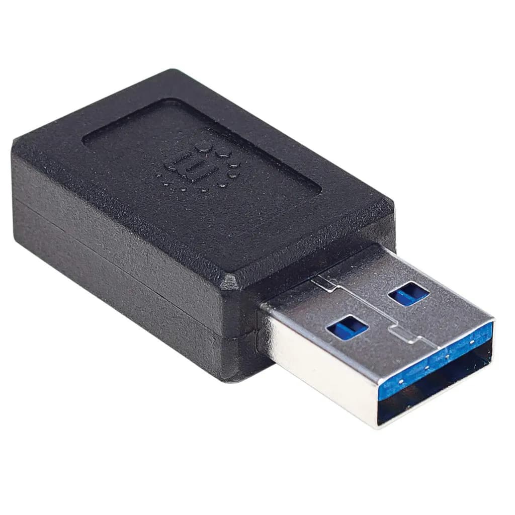 Manhattan Adaptador de USB-A a USB-C con Súper Velocidad 2