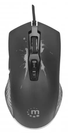 Manhattan Mouse Gaming Óptico cableado USB con iluminación LED 3