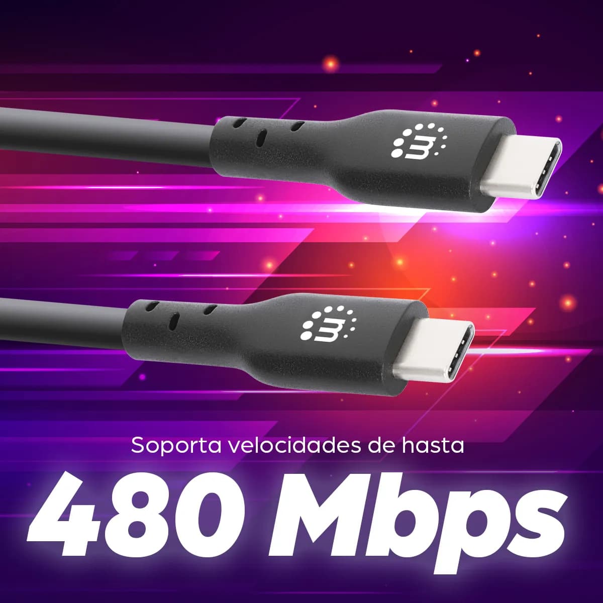 Manhattan 354868 cable USB USB 2.0 0.5 m USB C 0.48 Gbit/s Negro 2