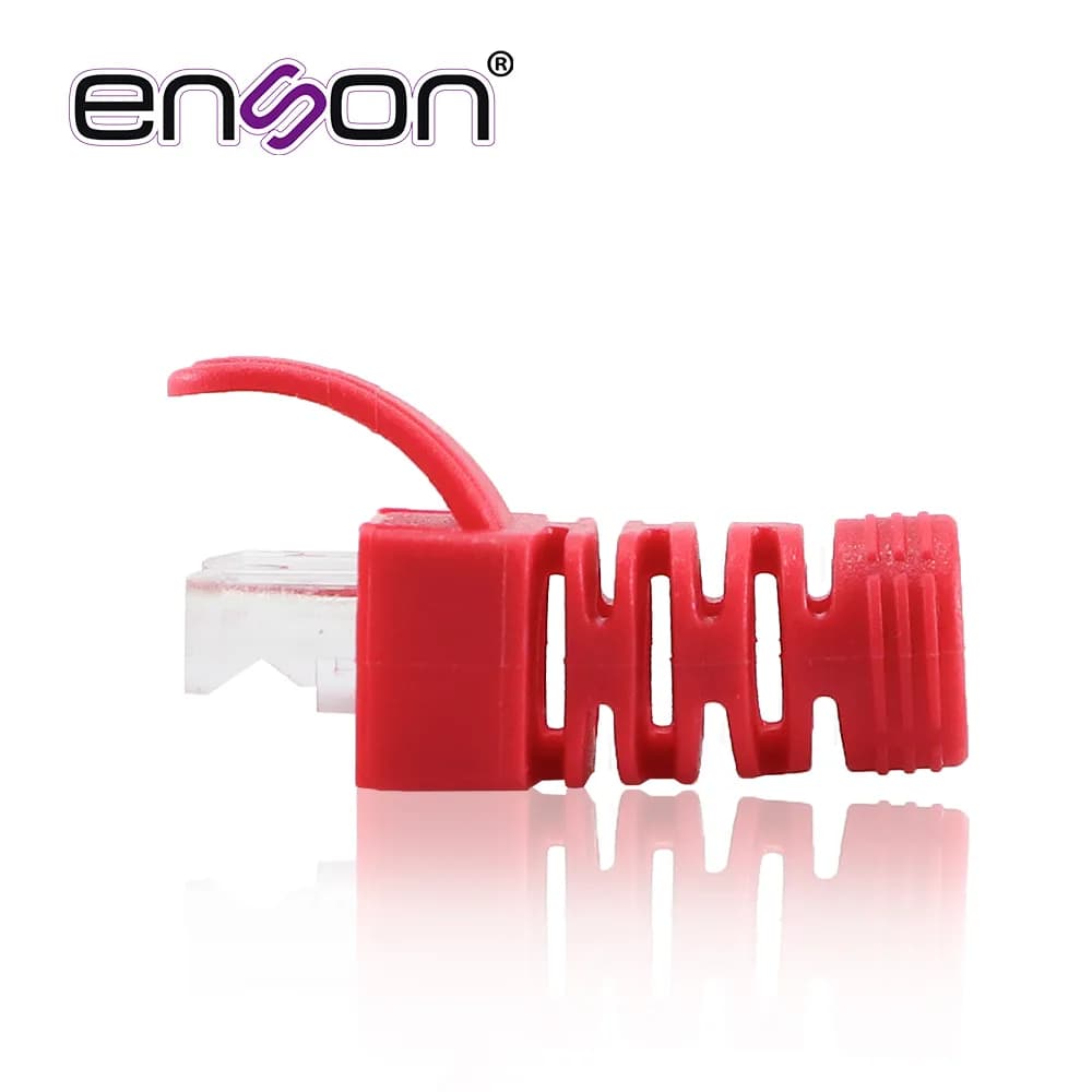 BOTA PARA CABLE UTP ENSON EPRO-BOOT-RD COLOR ROJO IDEAL PARA EL TERMIN 3